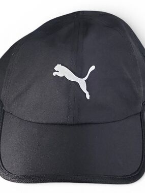 Hat  Cap  Puma Unisex Baseball Cap White with Black Trim  Adjustable Fit  Sports